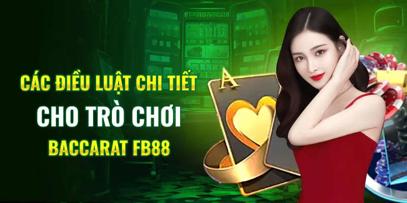 Các điều luật chi tiết cho trò chơi Baccarat FB88