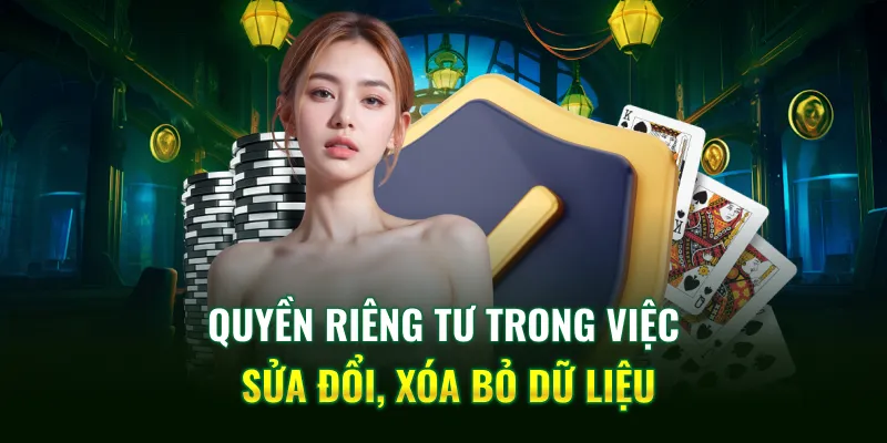 Quyền riêng tư trong việc sửa đổi, xóa bỏ dữ liệu