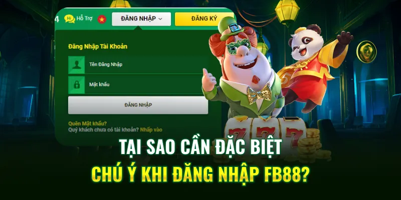 Tại sao cần đặc biệt chú ý khi đăng nhập FB88?